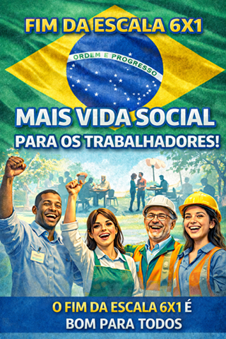 “Brasil está pronto para trabalhar menos”, diz dossiê que projeta 4,5 milhões de empregos com nova jornada