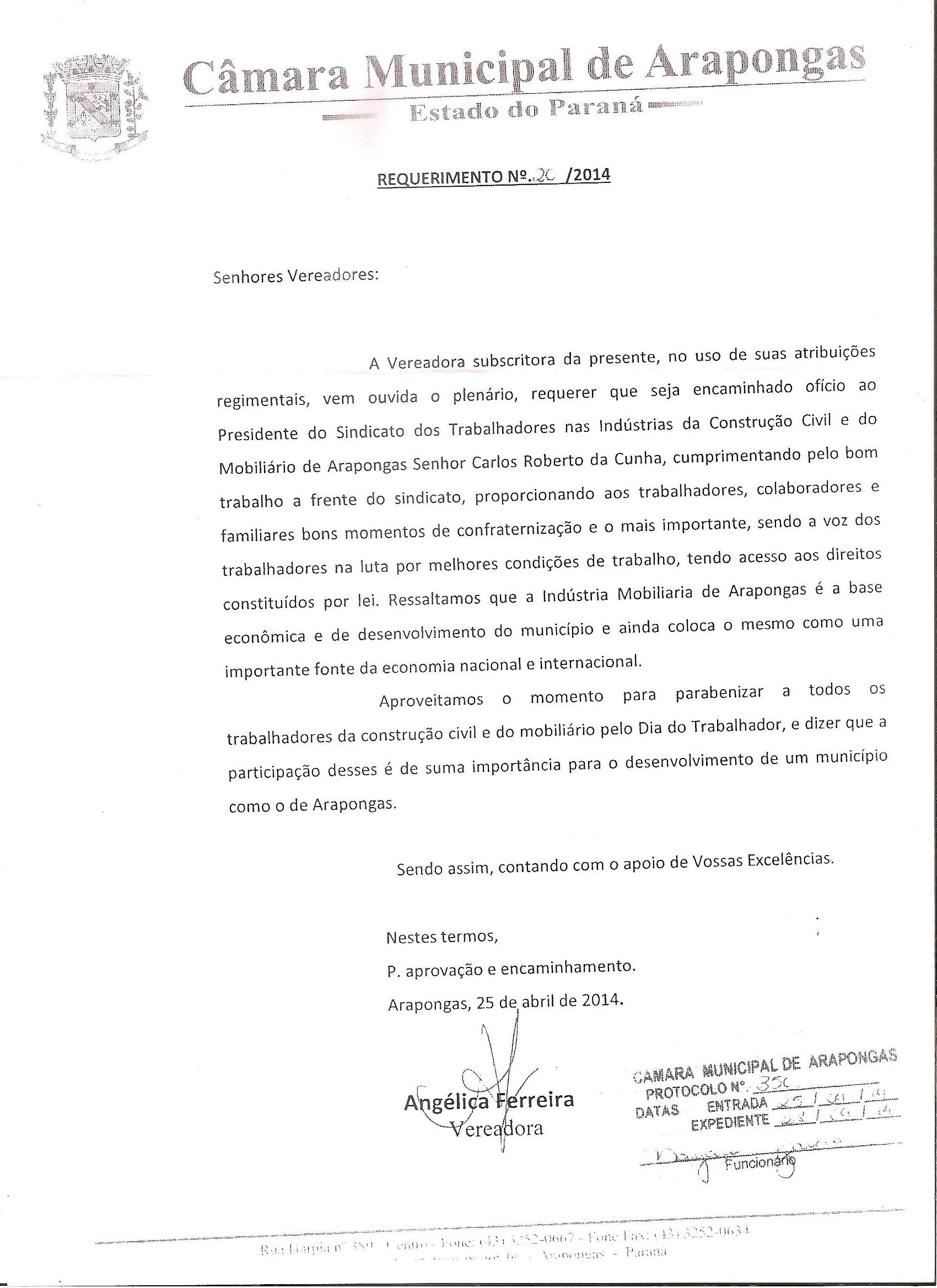 STICMA recebe homenagem do legislativo.
