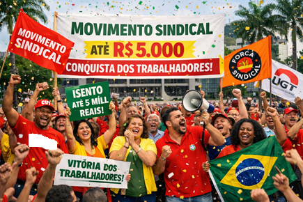 Movimento sindical celebra isenção do IR com atos e panfletagem