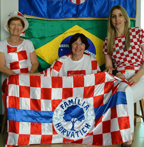 Família de Arapongas prepara festa com coração dividido entre Brasil e Croácia