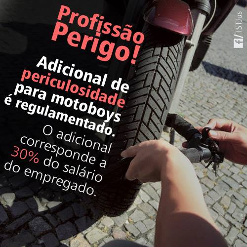 Portaria regulamenta adicional de 30% para motoboys