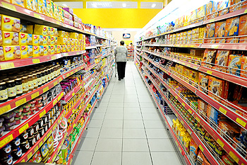 Ida a supermercado cai 10,5% no 1º semestre