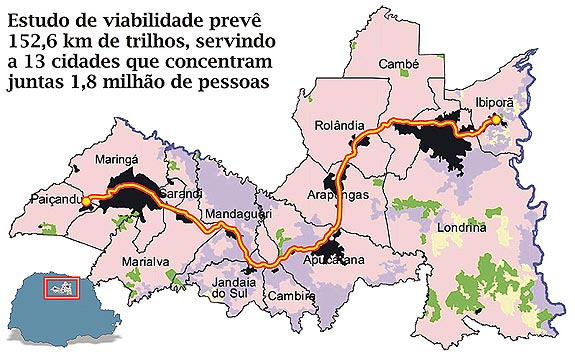 Publicada seleção do Trem Pé-Vermelho como obra do PAC