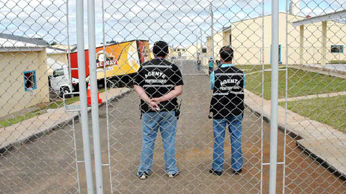 Agentes penitenciários fazem paralisação no Paraná